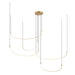 Kuzco Canada - LED Pendant - Talis - Brushed Gold- Union Lighting Luminaires Decor