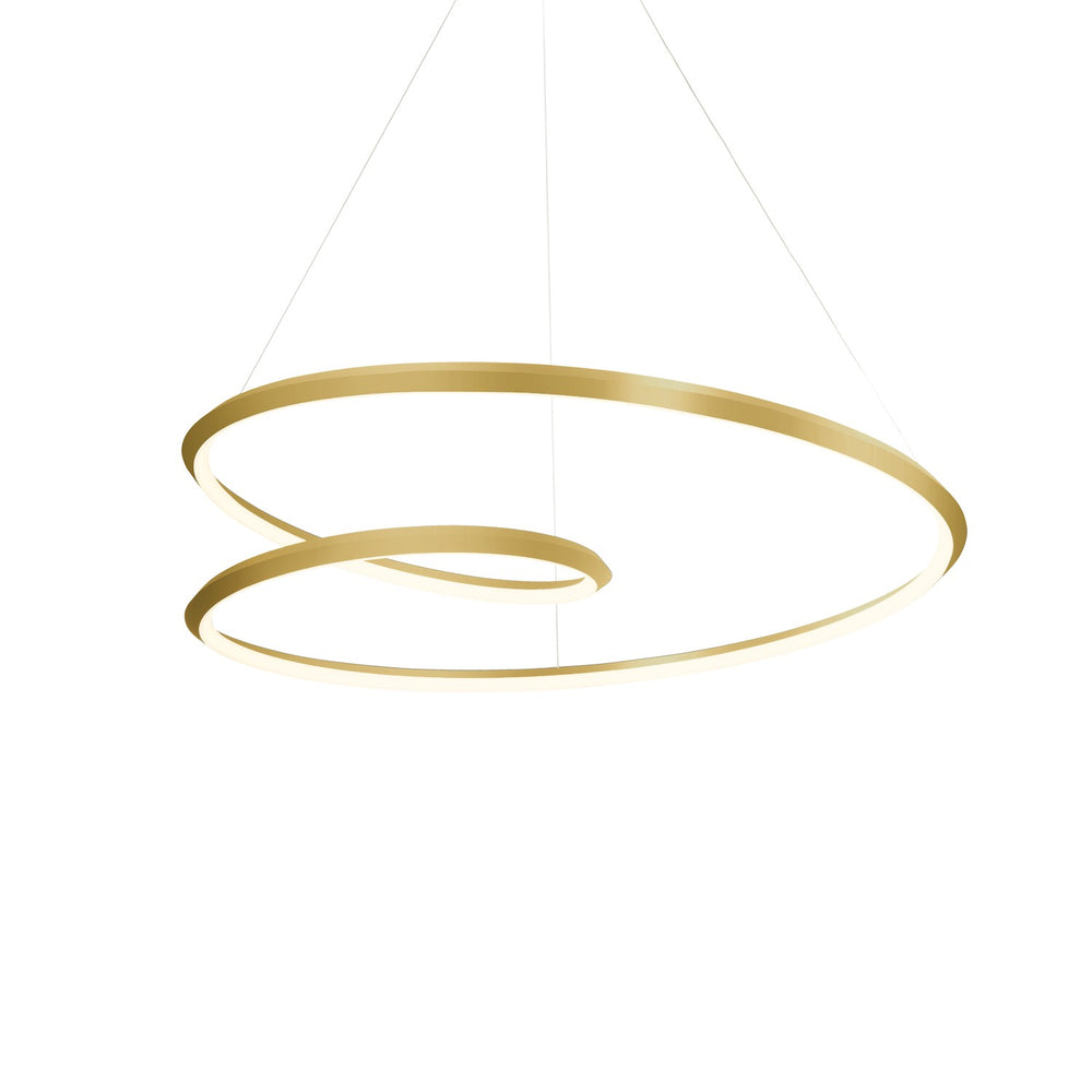 Kuzco Canada - LED Pendant - Ampersand - Brushed Gold- Union Lighting Luminaires Decor