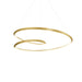 Kuzco Canada - LED Pendant - Ampersand - Brushed Gold- Union Lighting Luminaires Decor