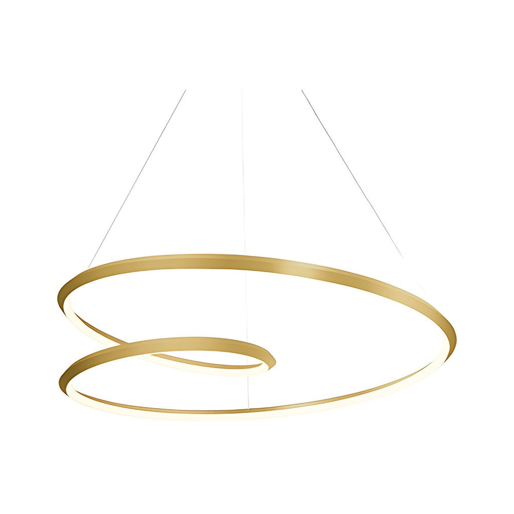Kuzco Canada - LED Pendant - Ampersand - Brushed Gold- Union Lighting Luminaires Decor
