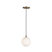 Kuzco Canada - LED Pendant - Bolla - Brushed Gold/Opal Glass- Union Lighting Luminaires Decor