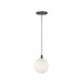 Kuzco Canada - LED Pendant - Bolla - Black/Opal Glass- Union Lighting Luminaires Decor