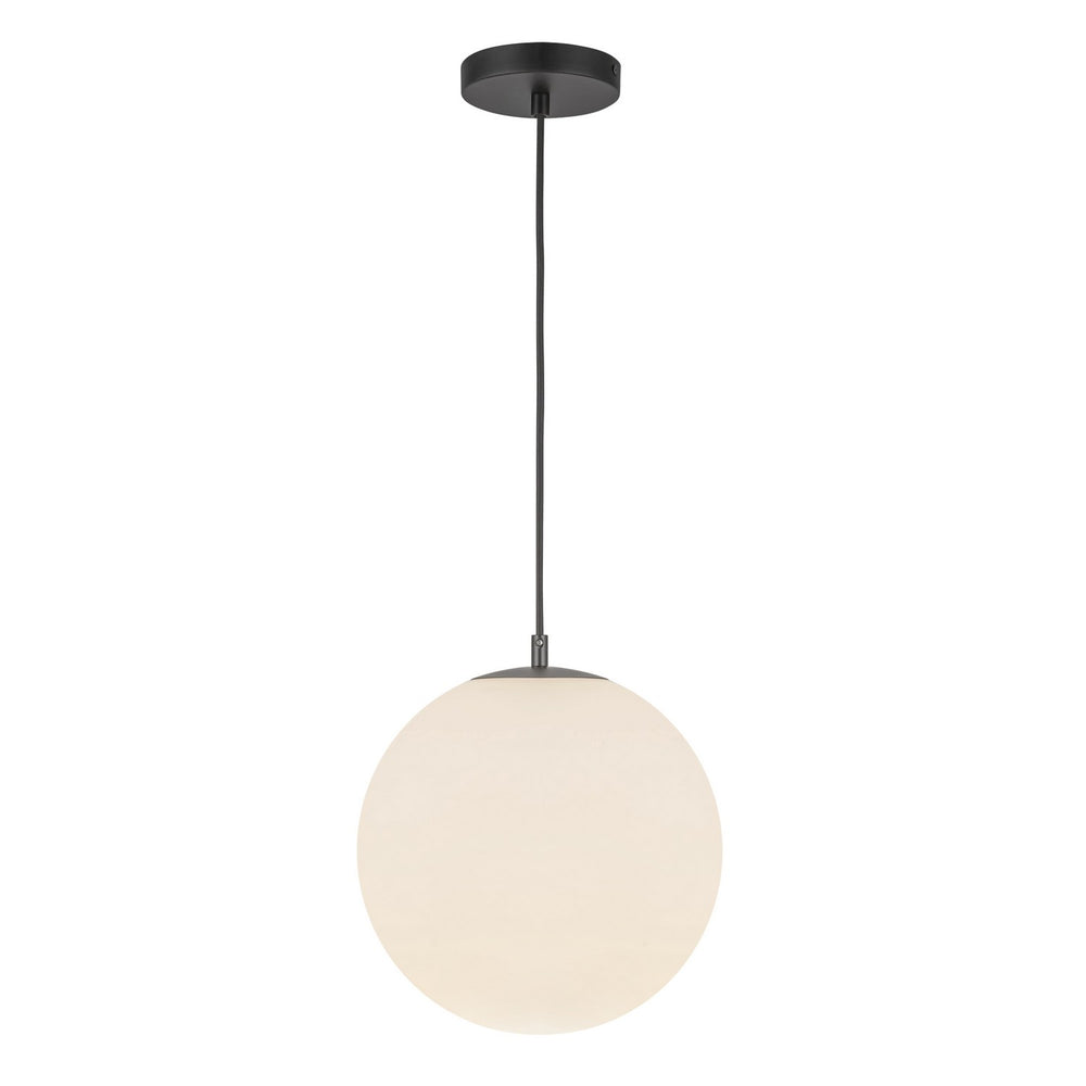 Kuzco Canada - LED Pendant - Marco - Black/Opal Glass- Union Lighting Luminaires Decor