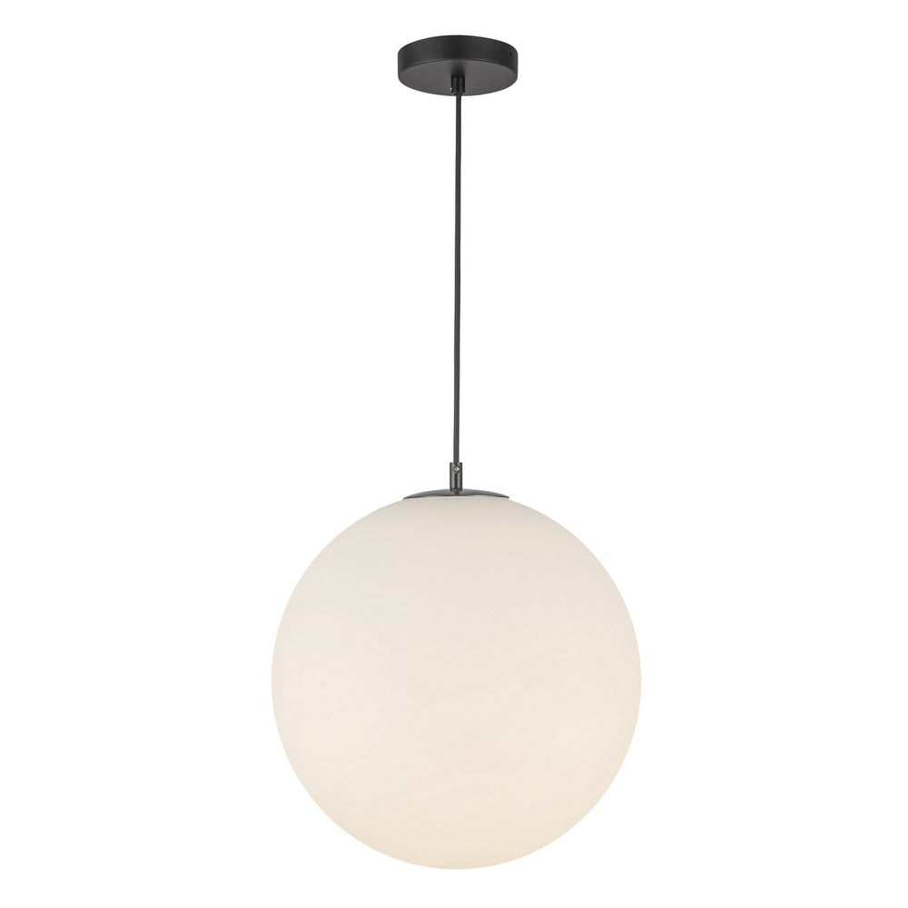 Kuzco Canada - LED Pendant - Marco - Black/Opal Glass- Union Lighting Luminaires Decor