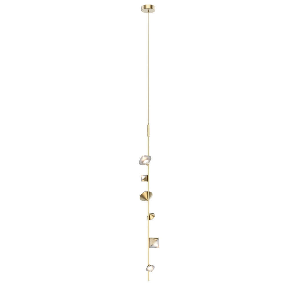 Kuzco Canada - LED Island Pendant - Geode - Brushed Gold- Union Lighting Luminaires Decor