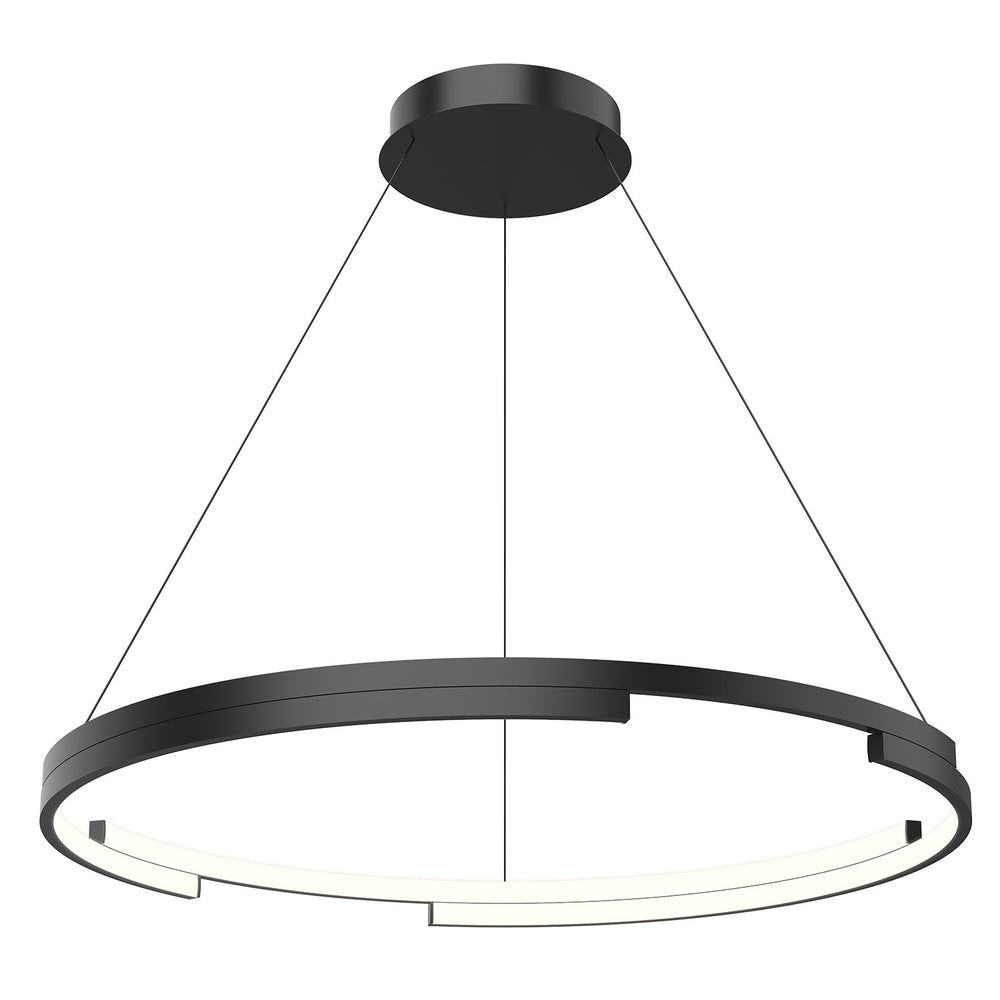 Kuzco Canada - LED Pendant - Anello Minor - Black- Union Lighting Luminaires Decor