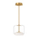 Kuzco Canada - LED Pendant - Enkel - Clear/Brushed Gold- Union Lighting Luminaires Decor