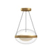 Kuzco Canada - LED Pendant - Virgo - Brushed Gold/Opal Glass- Union Lighting Luminaires Decor