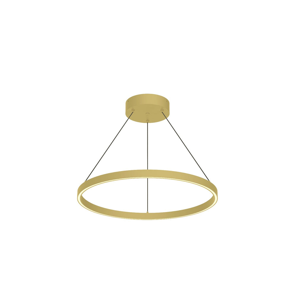 Kuzco Canada - LED Pendant - Cerchio - Brushed Gold- Union Lighting Luminaires Decor
