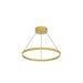 Kuzco Canada - LED Pendant - Cerchio - Brushed Gold- Union Lighting Luminaires Decor