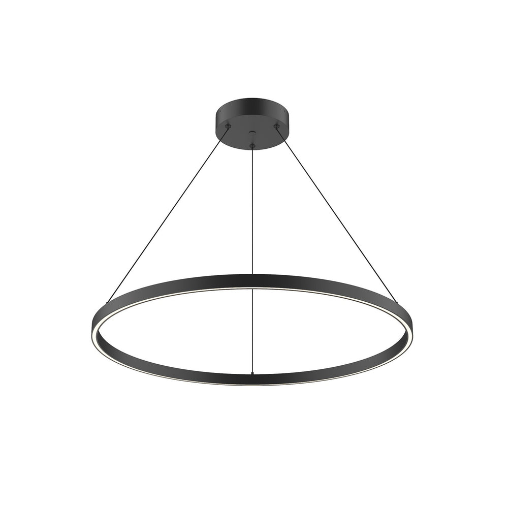 Kuzco Canada - LED Pendant - Cerchio - Black- Union Lighting Luminaires Decor