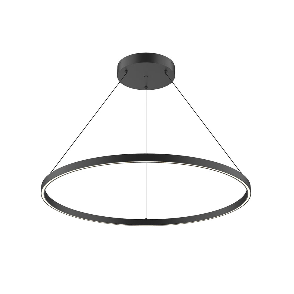 Kuzco Canada - LED Pendant - Cerchio - Black- Union Lighting Luminaires Decor