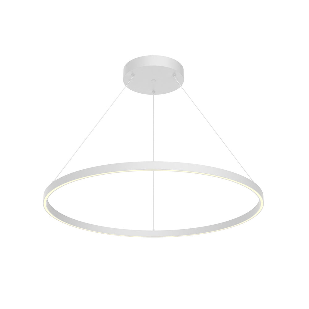 Kuzco Canada - LED Pendant - Cerchio - White- Union Lighting Luminaires Decor