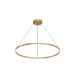 Kuzco Canada - LED Pendant - Cerchio - Brushed Gold- Union Lighting Luminaires Decor