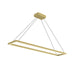 Kuzco Canada - LED Pendant - Piazza - Brushed Gold- Union Lighting Luminaires Decor