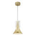 Kuzco Canada - LED Pendant - Floe - Metallic Brass/Clear Crystal- Union Lighting Luminaires Decor