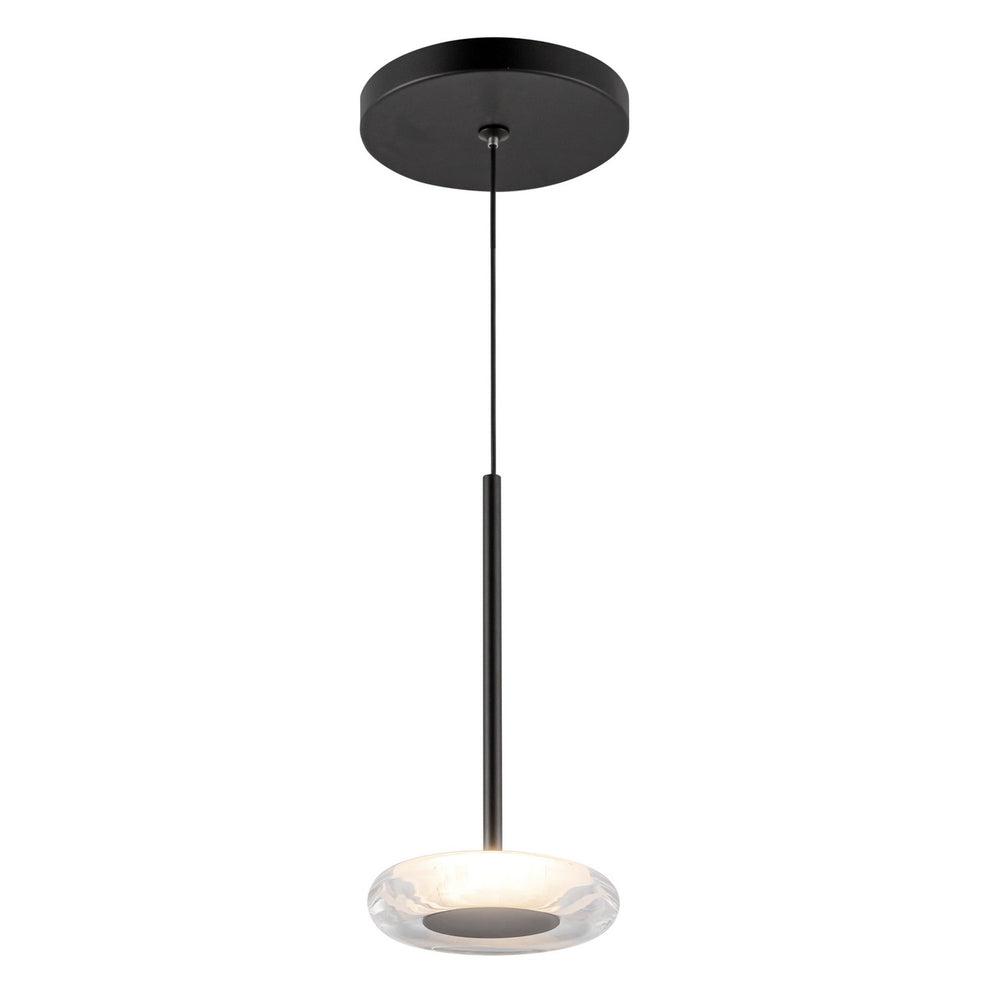 Kuzco Canada - LED Pendant - Stephord - Black/Clear Glass- Union Lighting Luminaires Decor