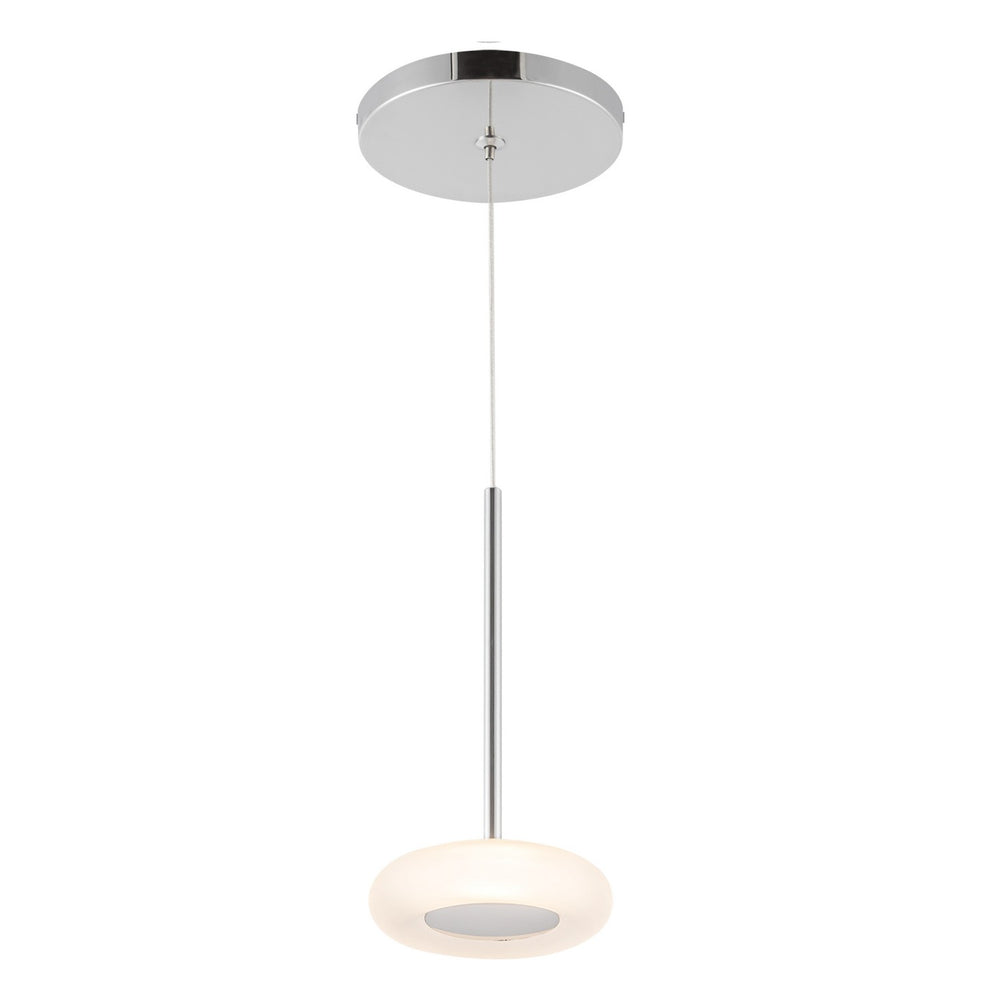 Kuzco Canada - LED Pendant - Stephord - Chrome/Frosted Glass- Union Lighting Luminaires Decor