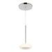 Kuzco Canada - LED Pendant - Stephord - Chrome/Frosted Glass- Union Lighting Luminaires Decor