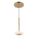 Kuzco Canada - LED Pendant - Stephord - Metallic Brass/Frosted Glass- Union Lighting Luminaires Decor