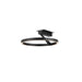Kuzco Canada - LED Semi-Flush Mount - Roda - Black- Union Lighting Luminaires Decor