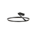 Kuzco Canada - LED Semi-Flush Mount - Roda - Black- Union Lighting Luminaires Decor