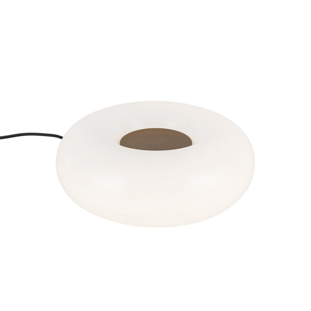 Kuzco Canada - LED Table Lamp - Nimbus - Vintage Brass/Opal Glass- Union Lighting Luminaires Decor