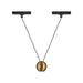 Kuzco Canada - LED Pendant - Faria Double - Brushed Gold- Union Lighting Luminaires Decor