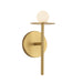 Kuzco Canada - LED Wall Sconce - Elixir - Brushed Gold- Union Lighting Luminaires Decor