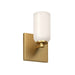 Kuzco Canada - One Light Wall Sconce - Nola - Brushed Gold/Glossy Opal Glass- Union Lighting Luminaires Decor