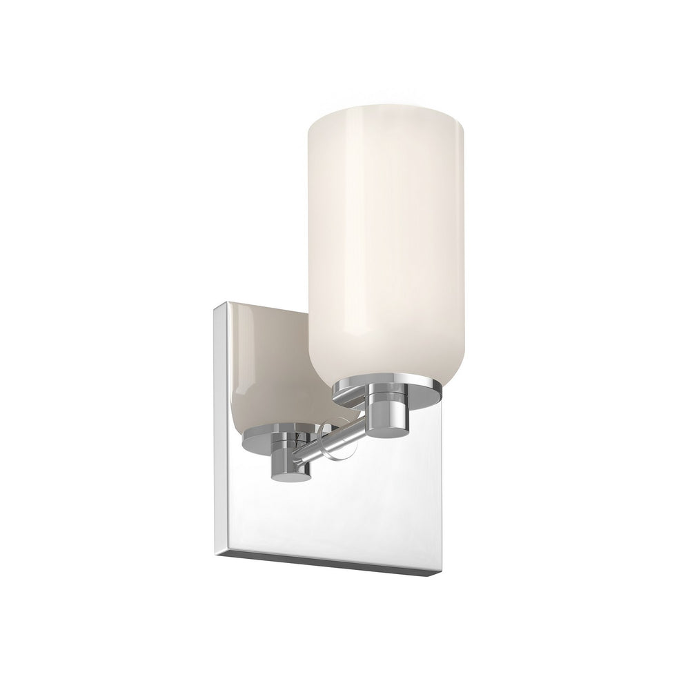 Kuzco Canada - One Light Wall Sconce - Nola - Chrome/Glossy Opal Glass- Union Lighting Luminaires Decor