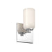 Kuzco Canada - One Light Wall Sconce - Nola - Chrome/Glossy Opal Glass- Union Lighting Luminaires Decor