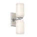Kuzco Canada - Two Light Wall Sconce - Nola - Chrome/Glossy Opal Glass- Union Lighting Luminaires Decor