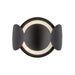Kuzco Canada - One Light Wall Sconce - Ciel - Black/Opal Glass- Union Lighting Luminaires Decor