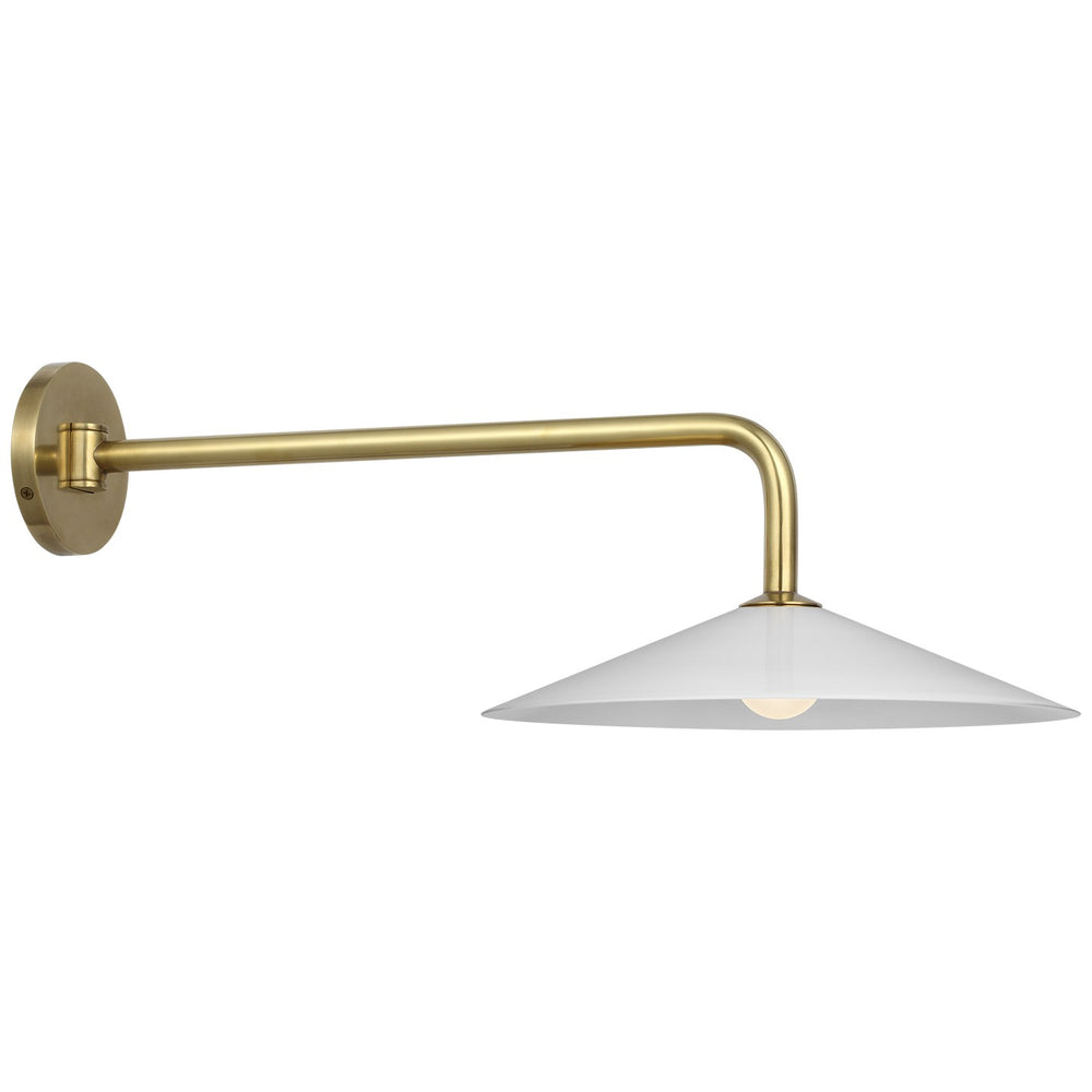 Visual Comfort Signature Canada - LED Wall Sconce - Ponce - Hand-Rubbed Antique Brass- Union Lighting Luminaires Decor