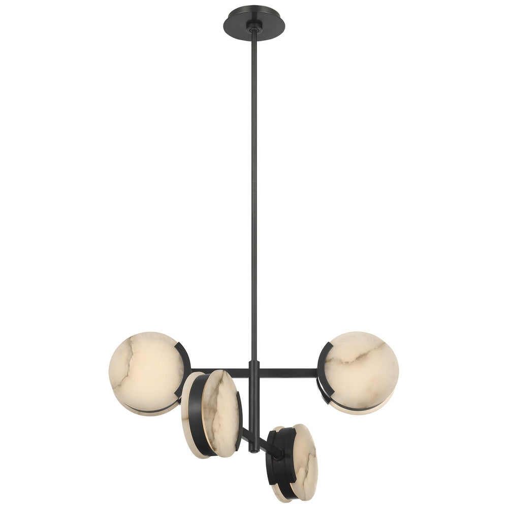 Visual Comfort Signature Canada - LED Semi-Flush Mount - Melange - Bronze- Union Lighting Luminaires Decor