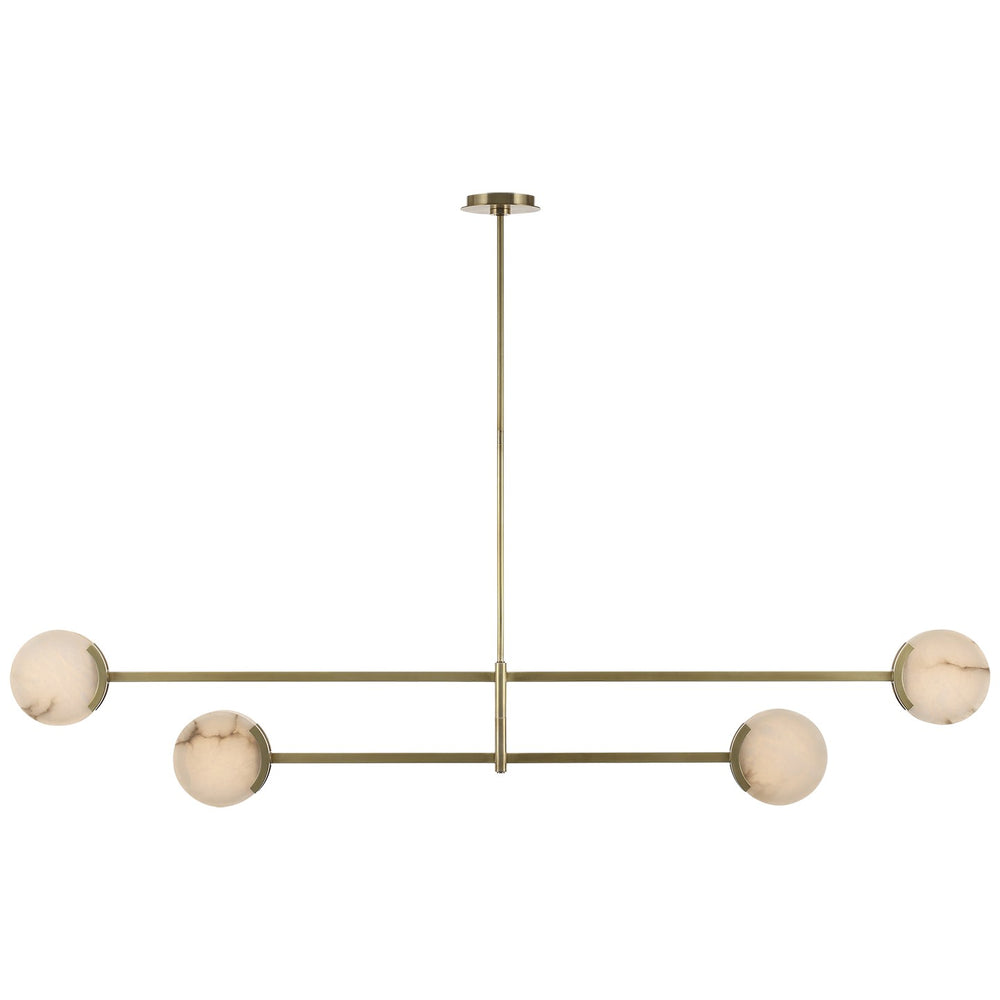 Visual Comfort Signature Canada - LED Chandelier - Melange - Antique-Burnished Brass- Union Lighting Luminaires Decor