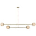 Visual Comfort Signature Canada - LED Chandelier - Melange - Antique-Burnished Brass- Union Lighting Luminaires Decor