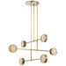 Visual Comfort Signature Canada - LED Chandelier - Melange - Antique-Burnished Brass- Union Lighting Luminaires Decor
