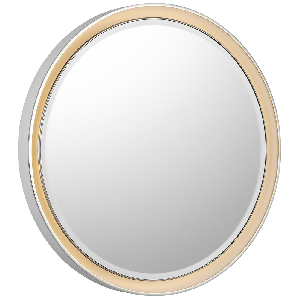 Visual Comfort Signature Canada - LED Mirror - Tricia - Matte White and Polished Nickel- Union Lighting Luminaires Decor