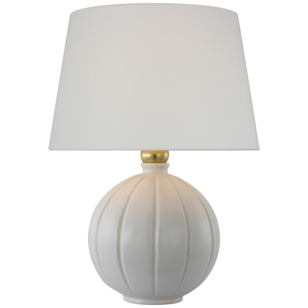 Visual Comfort Signature Canada - LED Table Lamp - Ponteil - Crackled Ivory- Union Lighting Luminaires Decor