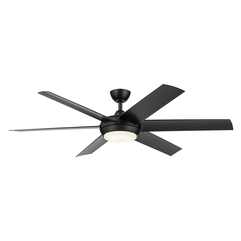 Kichler Canada - 60"Ceiling Fan - Mint - Satin Black- Union Lighting Luminaires Decor