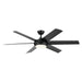 Kichler Canada - 60"Ceiling Fan - Mint - Satin Black- Union Lighting Luminaires Decor