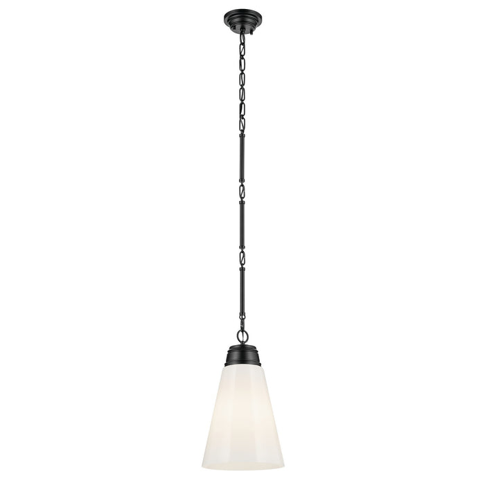 Kichler Canada - One Light Pendant - Marsailli - Black- Union Lighting Luminaires Decor