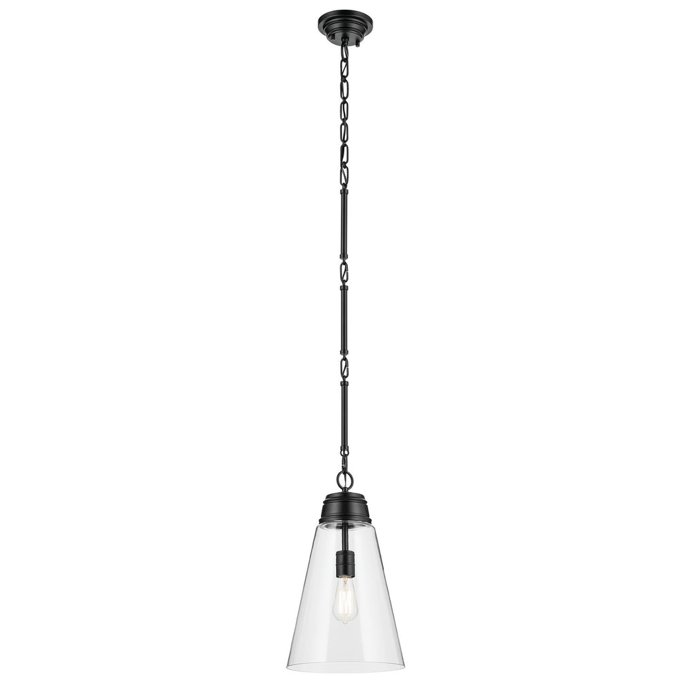 Kichler Canada - One Light Pendant - Marsailli - Black- Union Lighting Luminaires Decor