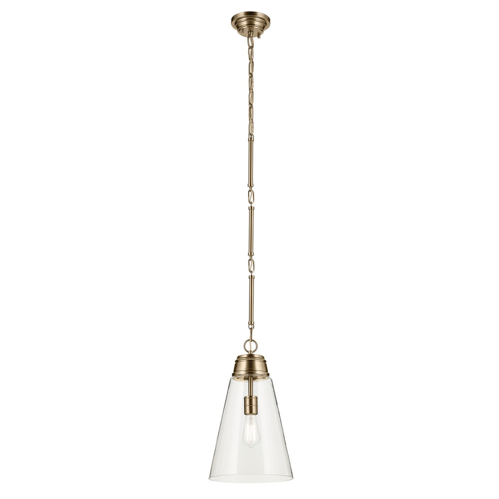 Kichler Canada - One Light Pendant - Marsailli - Champagne Bronze- Union Lighting Luminaires Decor