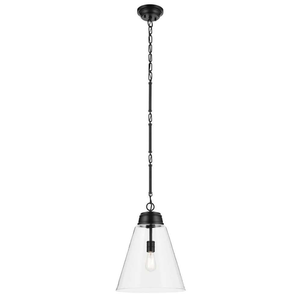 Kichler Canada - One Light Pendant - Marsailli - Black- Union Lighting Luminaires Decor