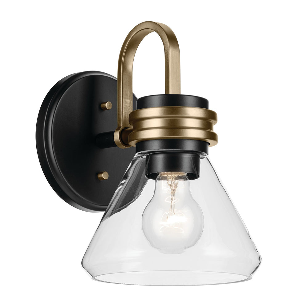 Kichler Canada - One Light Wall Sconce - Farum - Black- Union Lighting Luminaires Decor