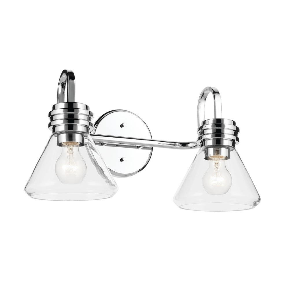Kichler Canada - Two Light Bath - Farum - Chrome- Union Lighting Luminaires Decor