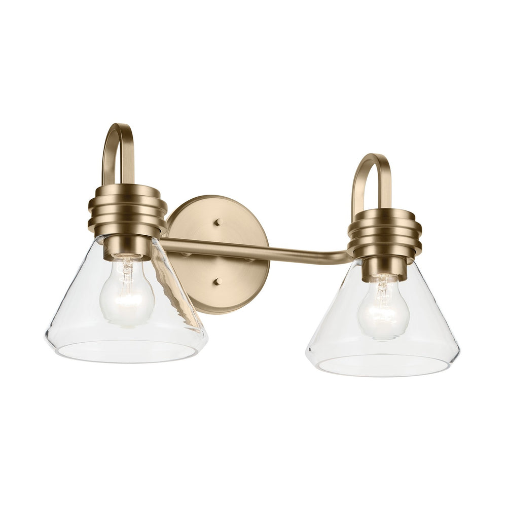 Kichler Canada - Two Light Bath - Farum - Champagne Bronze- Union Lighting Luminaires Decor
